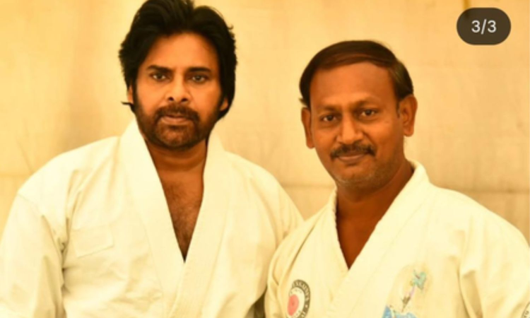 Pawan Kalyan reunites with martial arts senior after 34 years Pawan Kalyan reunites with martial arts senior after 34 years