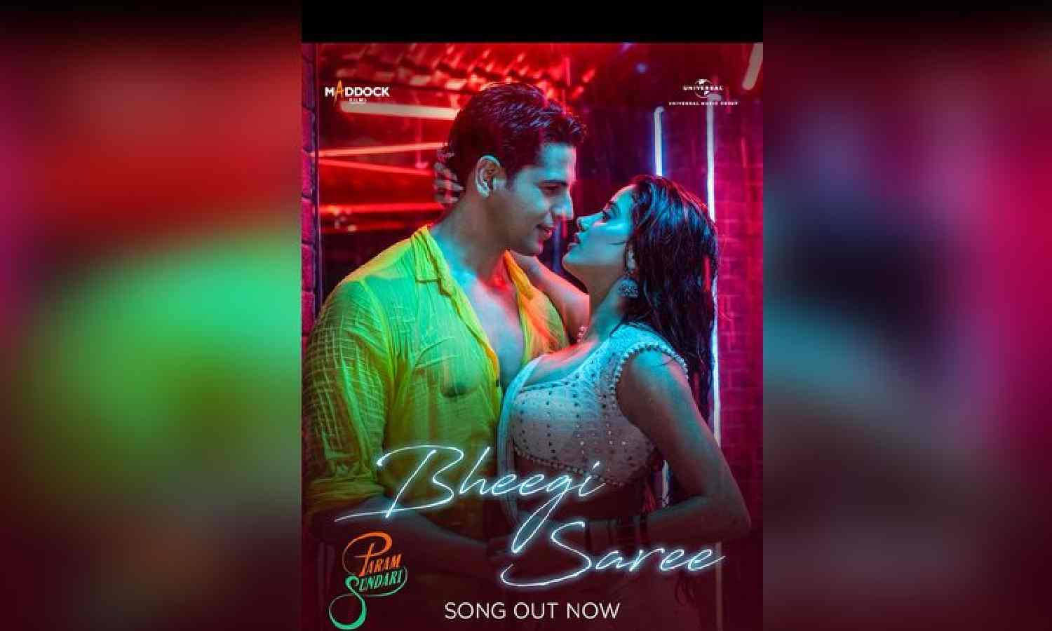 Sidharth and Janhvi turn up the heat in Param Sundari’s rain track ‘Bheegi Saree’ Sidharth and Janhvi turn up the heat in Param Sundari’s rain track ‘Bheegi Saree’