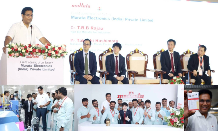 Japanese iPhone component brand Muratas Chennai plant goes live Japanese iPhone component brand Muratas Chennai plant goes live