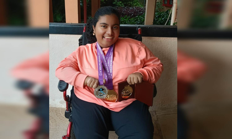 Chennais Sharon bags three silvers at World Championship Chennais Sharon bags three silvers at World Championship