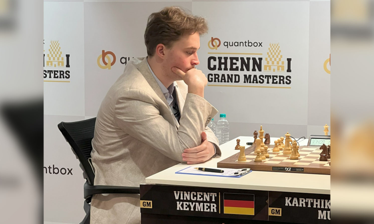 Chennai Grand Masters: Keymer makes it three in a row Chennai Grand Masters: Keymer makes it three in a row