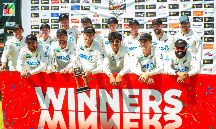 New Zealand crushes Zimbabwe by an innings and 359 runs in record Test win New Zealand crushes Zimbabwe by an innings and 359 runs in record Test win
