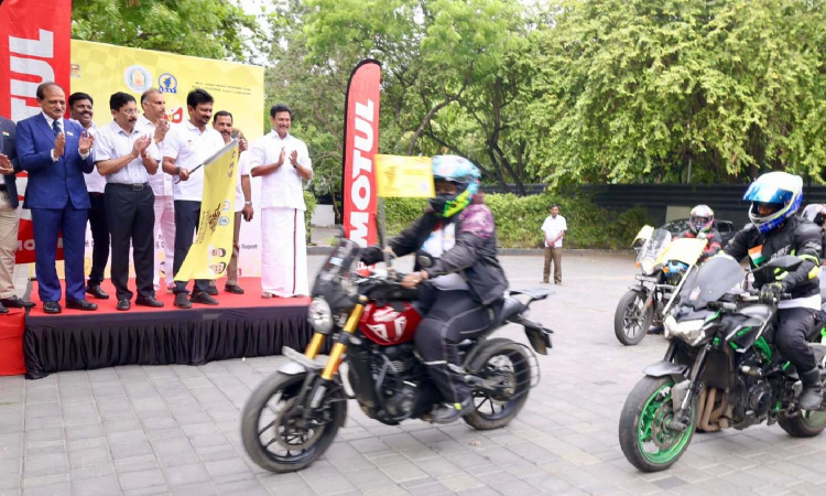 Bike rally begins in Chennai to promote CM’s Trophy 2025 Bike rally begins in Chennai to promote CM’s Trophy 2025