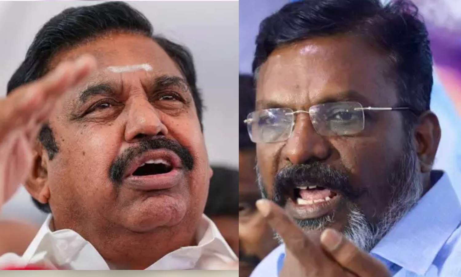 Don’t carry cross for DMK govt’s sins, EPS tells Thirumavalavan