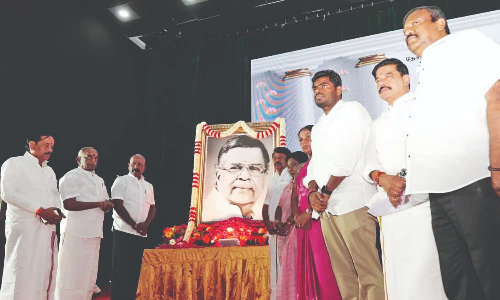 Annamalai recalls La Ganesan’s deep bond with BJP Annamalai recalls La Ganesan’s deep bond with BJP