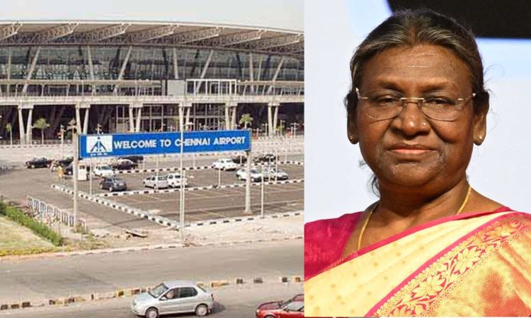 Tight security blanket over Chennai Airport ahead of President Murmus two-day visit