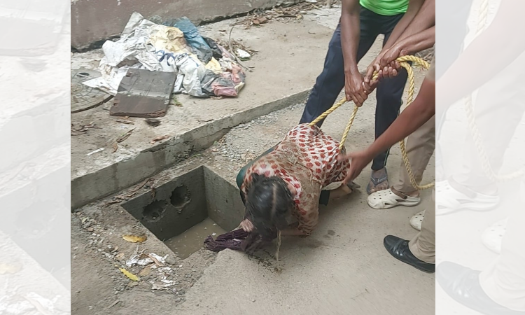 Arumbakkam: Woman dead after fall into uncovered silt catch pit; civic body blamed