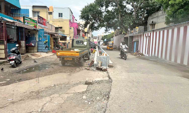 Chennai: Pending roadworks days ahead of northeast monsoon rankle Kolathur residents