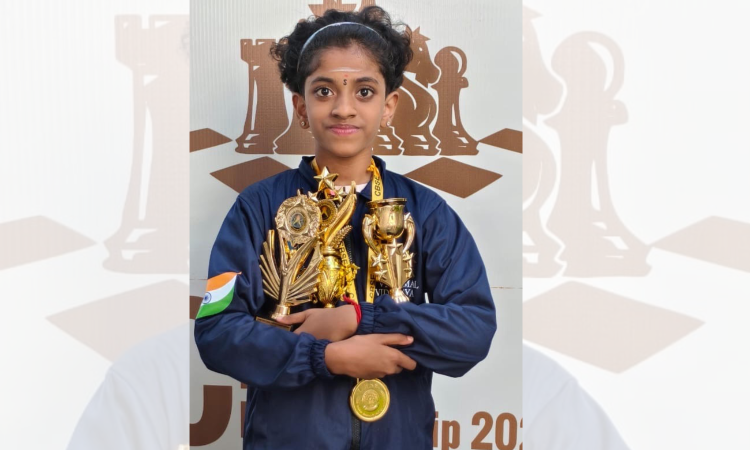 TNs Sharvaanica bags two golds and silver at national chess championship in Rajasthan