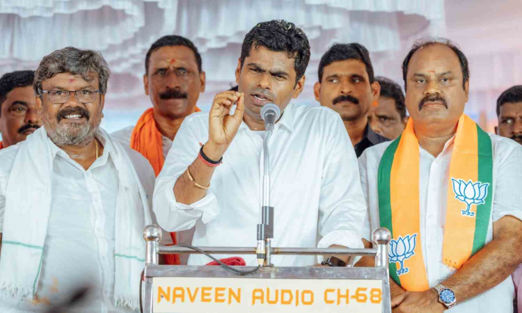 Annamalai backs EPS on BJPs role in saving regime Annamalai backs EPS on BJPs role in saving regime
