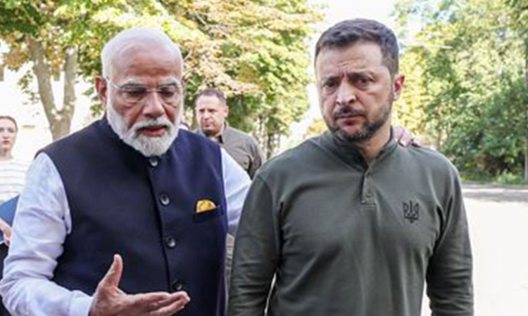 India mostly with us, says Ukrainian President Zelenskyy