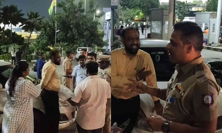 Frustrated car driver rams toll barrier at Chennai airport after server glitch