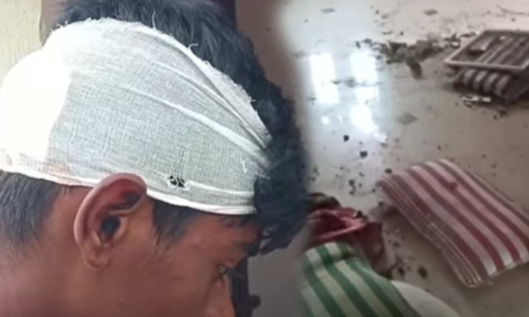Chidambaram: Lightning strike injures schoolboy, damages household appliances Chidambaram: Lightning strike injures schoolboy, damages household appliances