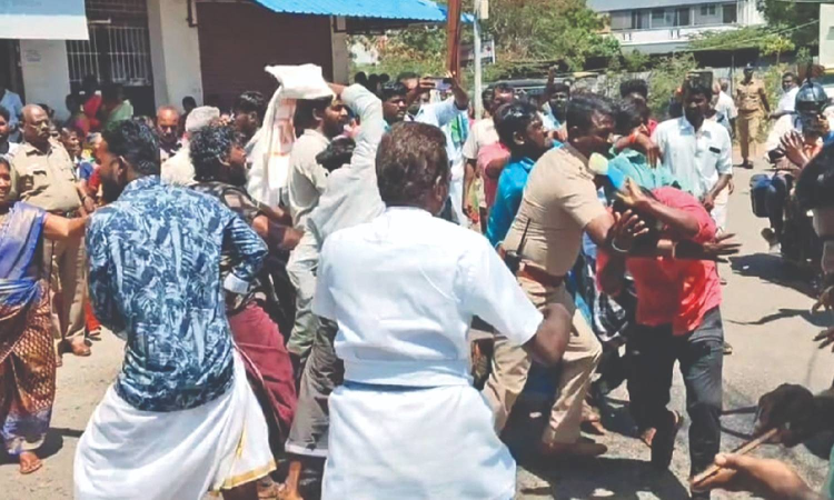 Villagers attempt self-immolation against solar power plant in Tenkasi