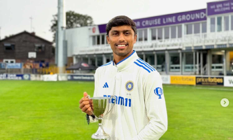Patel duo Henil and Khilan shine with ball and bat as India U19 take 9-run lead over Aus U19