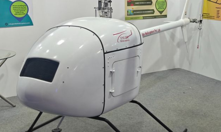 Tamil Nadu-based startup launches unmanned helicopter that can perform intercity cargo deliveries Tamil Nadu-based startup launches unmanned helicopter that can perform intercity cargo deliveries