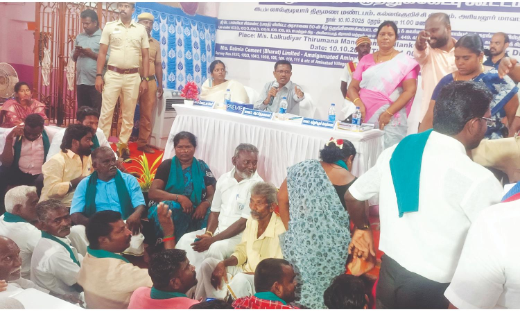 Expansion of limestone mine in Ariyalur opposed Expansion of limestone mine in Ariyalur opposed