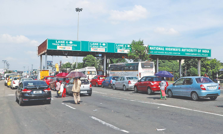Toll fares on national highways go down marginally