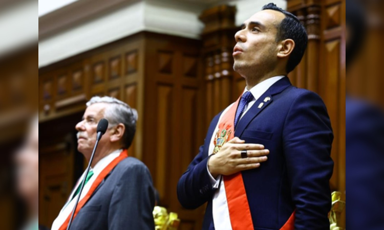 Perus Congress leader Jose Jeri sworn in as President Perus Congress leader Jose Jeri sworn in as President